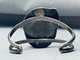 Montana Agate Rare Vintage Native American Navajo Sterling Silver Bracelet Old-Nativo Arts