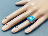 Important Best Orville Tsinnie Vintage Native American Navajo Turquoise Sterling Sivler Ring-Nativo Arts