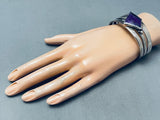 The Best Sugulite Roie Jaque Vintage Native American Navajo Sterling Silver Bracelet-Nativo Arts