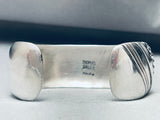 Rare Thomas Singer Vintage Native American Navajo Gold Sterling Silver Bracelet Earrings-Nativo Arts