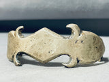 Thorns And Thick Vintage Native American Navajo Sterling Silver Bracelet Cuff Old-Nativo Arts