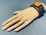 Lee James Important Copper & Sterling Silver Vintage Native American Navajo Bracelet-Nativo Arts
