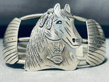 Best Horse Head Vintage Native American Navajo Sterling Silver Bracelet Cuff-Nativo Arts