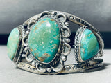 One Of The Best Vintage Native American Navajo Royston Turquoise Sterling Silver Bracelet-Nativo Arts