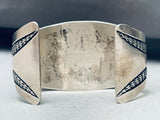 Montano Gibbson Vintage Navajo Sterlingsilver Bracelet Cuff-Nativo Arts