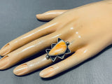 Chimney Butte Native American Navajo Spiny Oyster Sterling Silver Ring-Nativo Arts