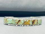 6.5 Inch Wrist Stunning Native American Navajo Royston Turquoise Sterling Silver Bracelet-Nativo Arts