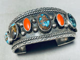 One Of The Best Bisbee Turquoise Vintage Native American Navajo Sterling Silver Bracelet-Nativo Arts