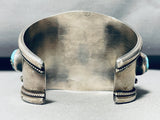 Colossal Vintage Native American Navajo Turquoise Sterling Silver Bracelet-Nativo Arts