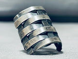 Special Native American Navajo Sterling Silver Basket Weave Ring-Nativo Arts