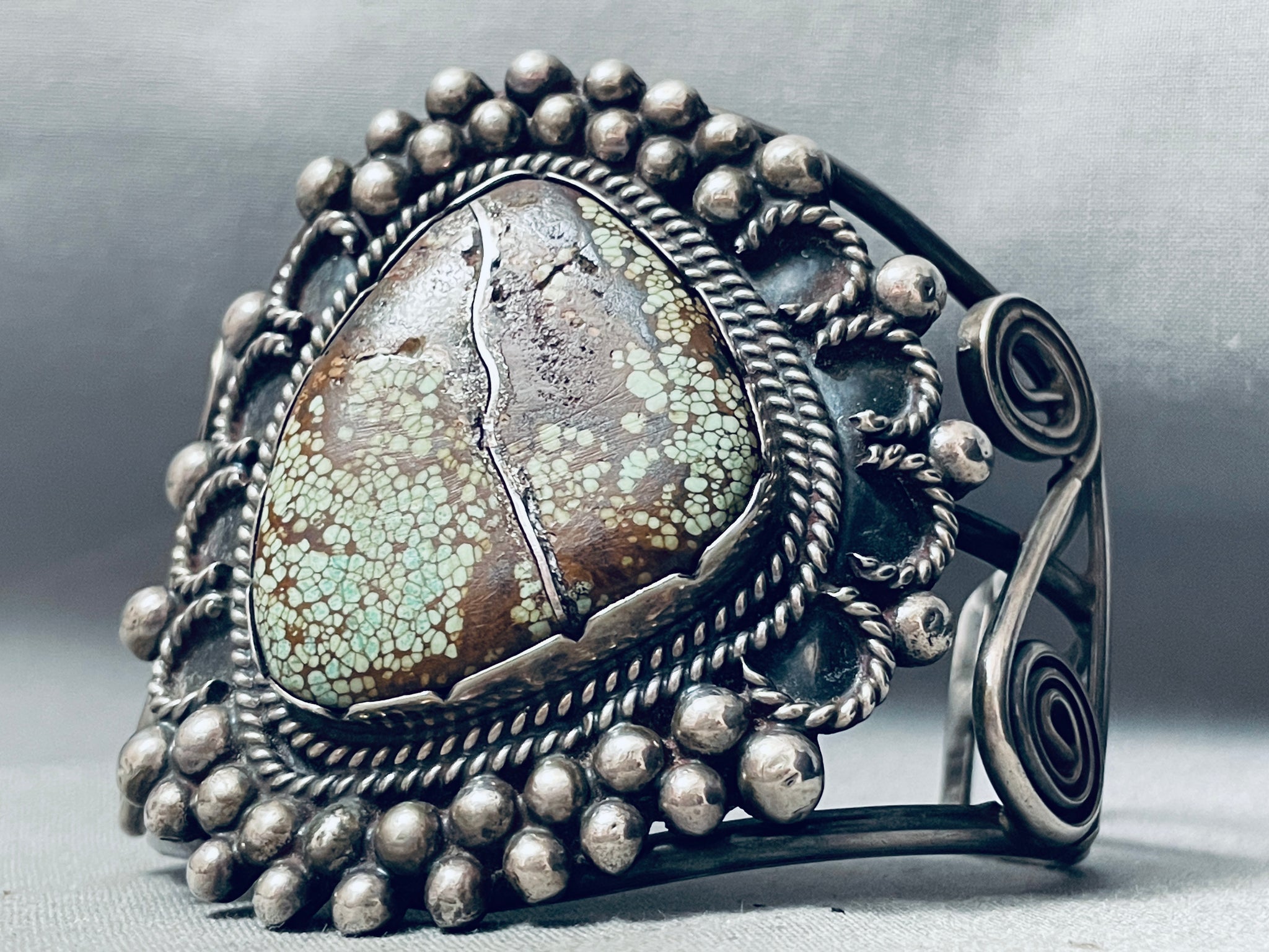 One Of The Best Ever Vintage Native American Navajo 38 Turquoise