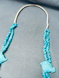 The Single Best Vintage Native American Navajo Toad Turquoise Fetish Necklace