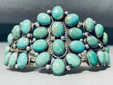 Important Arviso Vintage Native American Navajo Royston Turquoise Sterling Silver Bracelet-Nativo Arts