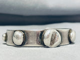 Impressive Vintage Native American Navajo Sterling Silver Bracelet-Nativo Arts