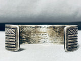 Traditional Vintage Native American Navajo Sterling Silver Bracelet-Nativo Arts