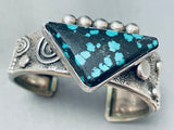 Best Vintage Native American Navajo Andy Marion Turquoise Sterling Silver Bracelet-Nativo Arts