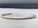 Alluring Vintage Native American Navajo Sterling Silver Bracelet-Nativo Arts