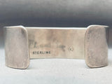 Important Clare Leee Vintage Native American Navajo Sterling Silver Hogan Bracelet-Nativo Arts