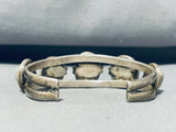 Impressive Vintage Native American Navajo Morenci Royston Turquoise Sterling Silver Bracelet-Nativo Arts