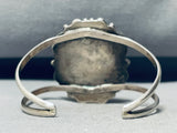 Jupiter Agate!! Vintage Native American Navajo Sterling Silver Bracelet Old-Nativo Arts
