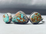 Kee Joe Benally Vintage Native American Navajo Royston Turquoise Sterling Silver Bracelet-Nativo Arts