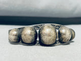 Early 1900's Fab Amazing Vintage Native American Navajo Sterling Silver Bracelet-Nativo Arts