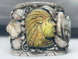 The Best Vintage Francisco Gomez Turquoise Sterling Silver Bracelet-Nativo Arts