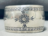Fascinating Vintage Native American Navajo Sterling Silver Bracelet-Nativo Arts