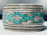 Rare Early Hallmark!! Thomas Singer Vintage Native American Navajo Turquoise Bracelet-Nativo Arts