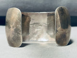 Important Ray Tracey Vintage Native American Navajo Inlay Turquoise Sterling Silver Bracelet-Nativo Arts