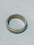 Important Vintage Native American Navajo 14k Gold Sterling Silver Ring-Nativo Arts