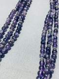 Native American Gasp! Rare Rounded Purple Amethyst Sterling Silver Tube Necklace-Nativo Arts