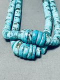 Native American Rare Older Vintage Santo Domingo Turquoise Necklace-Nativo Arts