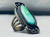 Special Vintage Native American Navajo Royston Turquoise Sterling Silver Ring-Nativo Arts