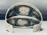 Important Hand Carved Vintage Grizzly Sterling Silver Bracelet-Nativo Arts