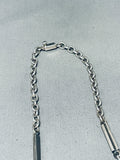 Glorious Vintage Native American Navajo Mexican 5 Sterling Silver Crosses Necklace-Nativo Arts