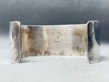 Detailed Hand Beaded Vintage Native American Navajo Sterling Silver Bracelet-Nativo Arts