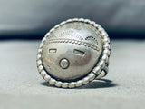 Rare Detailed Sunface Vintage Native American Navajo Sterling Silver Ring-Nativo Arts