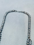 Most Beautiful Vintage Native American Navajo Cross Sterling Silver Squash Blossom Necklace-Nativo Arts