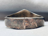 One Of Best Vintage Turquoise Chanel Inlay Sterling Silver Clasp Bracelet-Nativo Arts