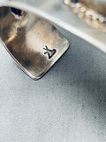Protruding Repousse Vintage Native American Navajo Sterling Silver Bracelet-Nativo Arts
