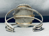 Horse Hair Agate!! Vintage Native American Navajo Sterling Silver Bracelet-Nativo Arts