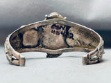 Important Vintage Native American Navajo Mookaite Sterling Silver Bracelet-Nativo Arts