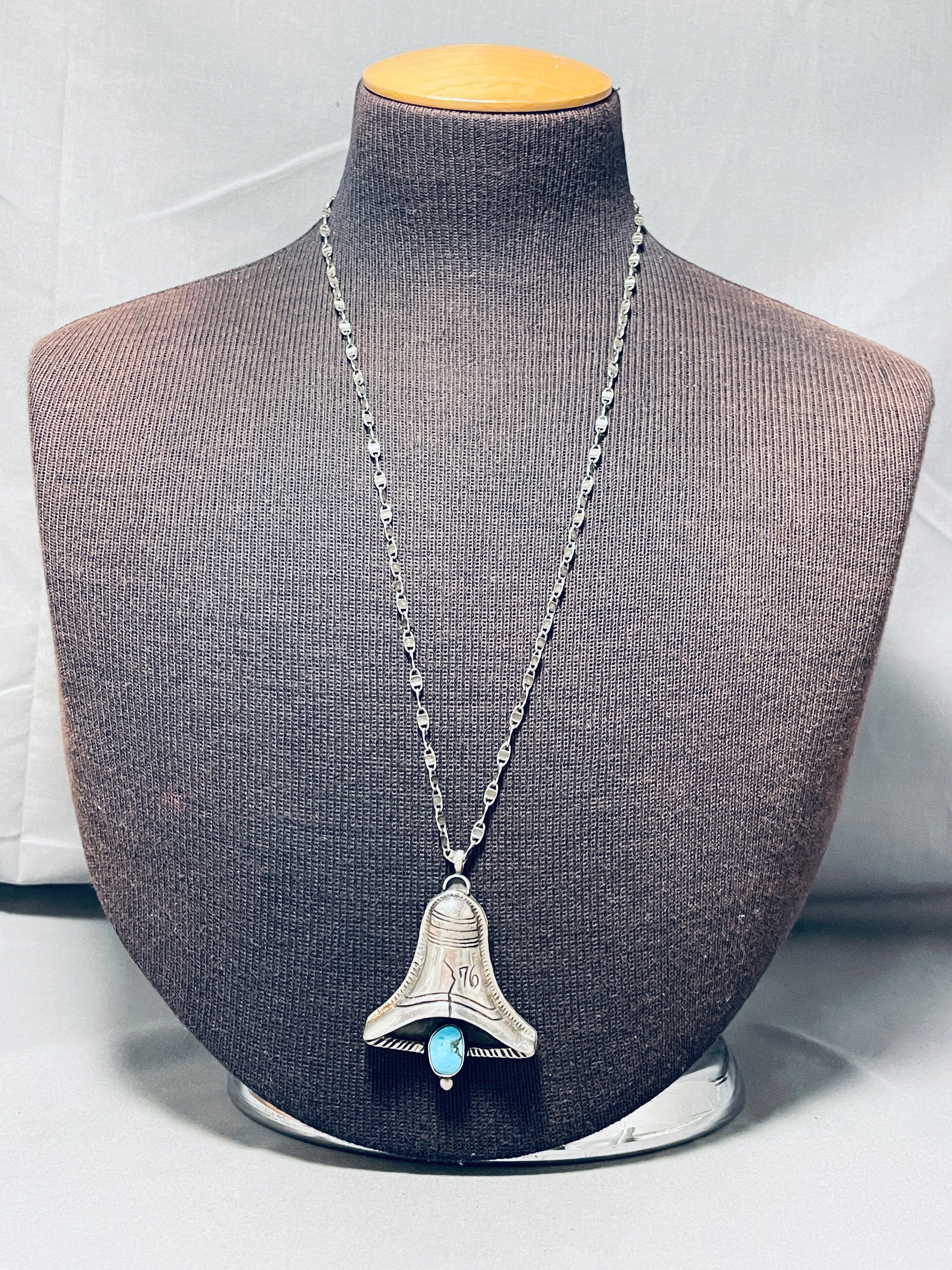Liberty Bell One Of A Kind Vintage Native American Navajo  display picture 1