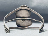 Striking Vintage Native American Navajo Swirl Mother Of Pearl Sterling Silver Bracelet-Nativo Arts