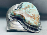 Monumental Vintage Native American Navajo Royston Turquoise Sterling Silver Bracelet-Nativo Arts