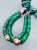 Important Early Vintage Santo Domingo Cerrillos Turquoise Jacla Necklace-Nativo Arts