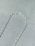 Native American One Of The Coolest Ever Santo Domingo Turquoise Sterling Silver Necklace-Nativo Arts