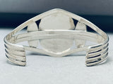 Very Rare Vintage Native American Navajo Rhodochrosite Sterling Silver Bracelet Cuff-Nativo Arts
