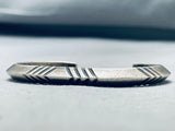 Wonderful Vintage Native American Navajo Sterling Silver Bracelet-Nativo Arts